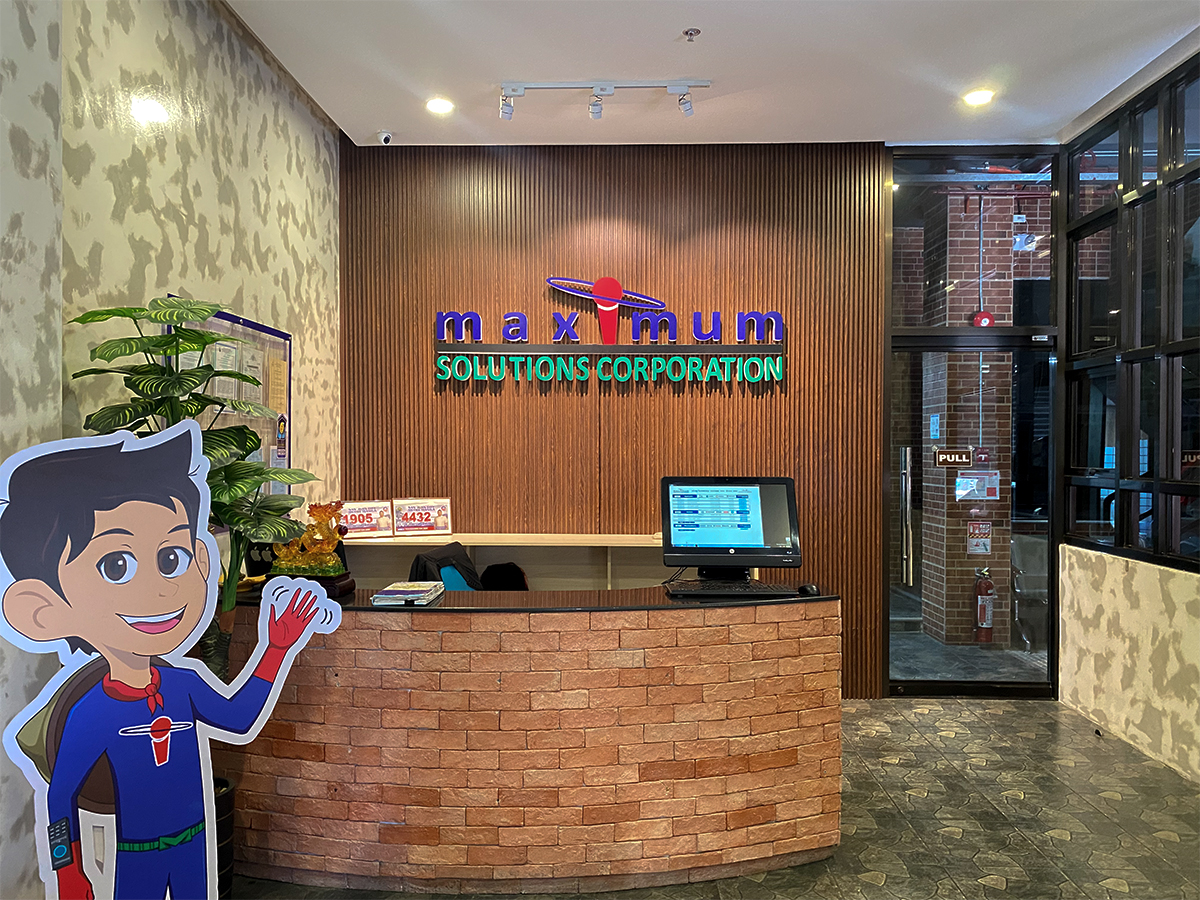 Company reception area